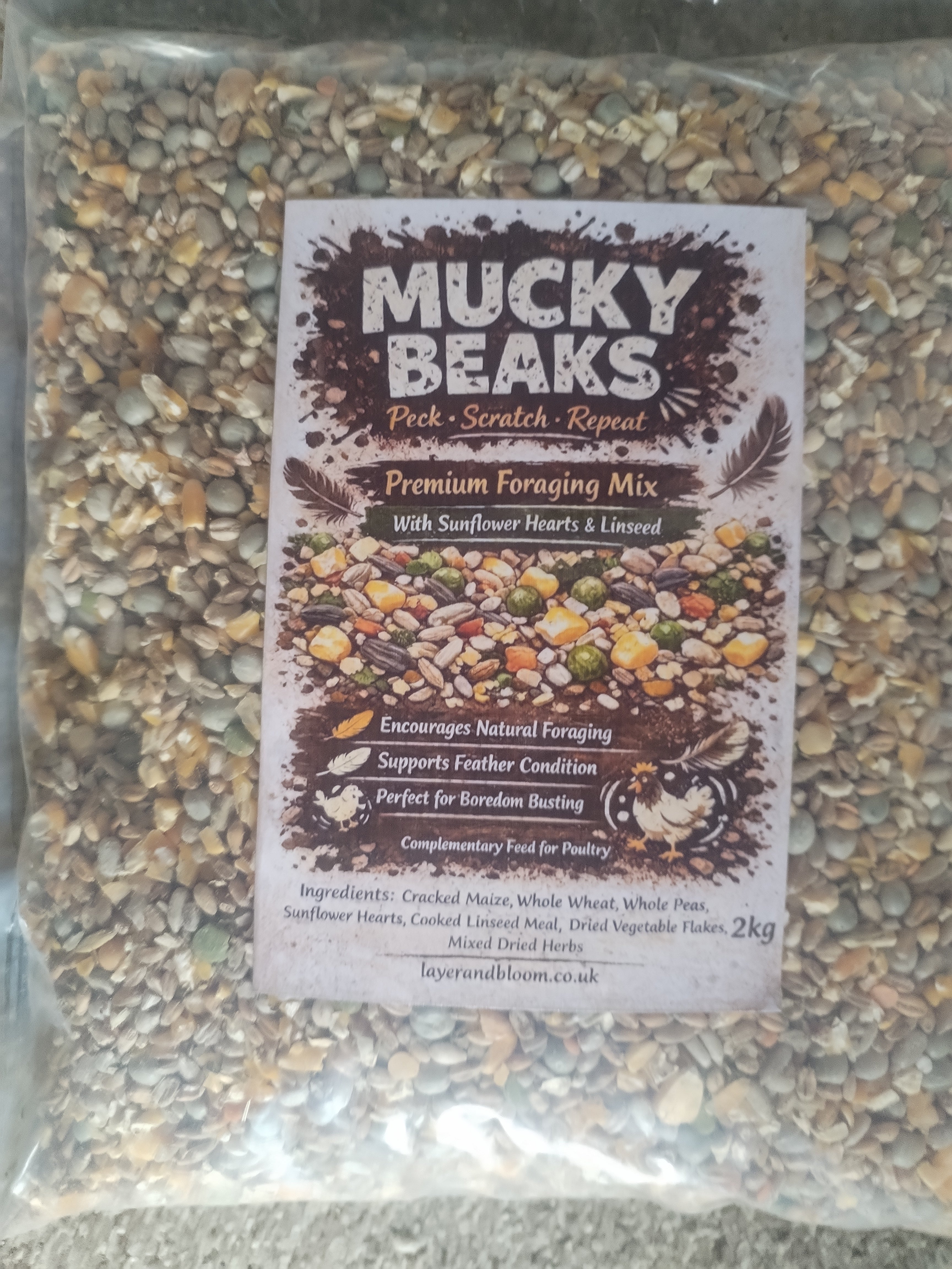 Mucky Beaks: Nutritious Treat & Supplement for Chickens and Backyard Hens