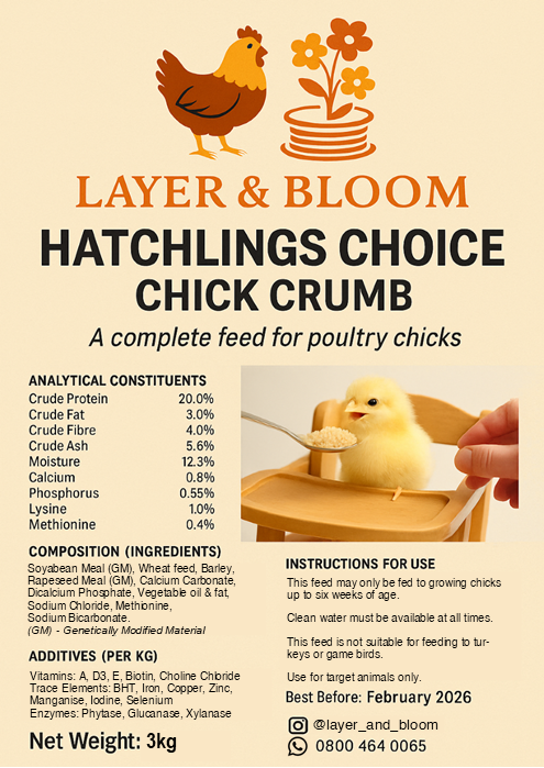 Hatchlings Choice - Starter Chick Crumb