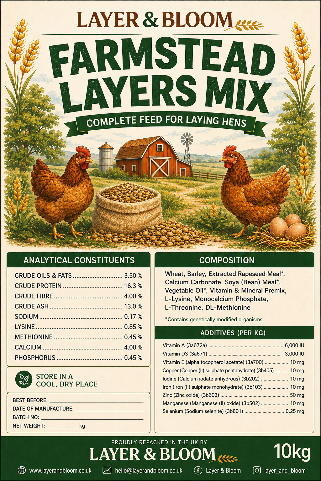 Farmstead Layers Mix