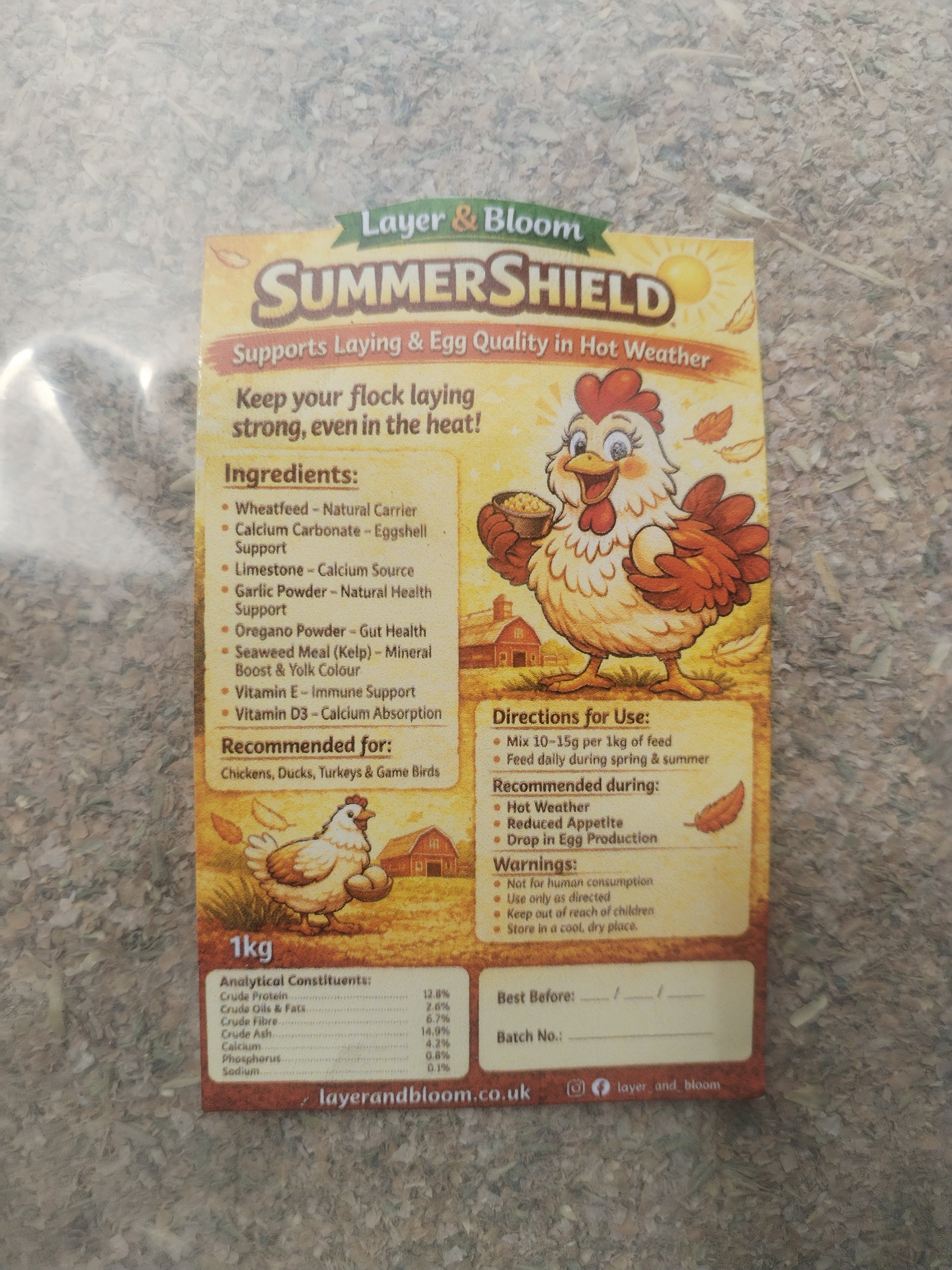 1kg SummerShield – Summer Egg Support Supplement