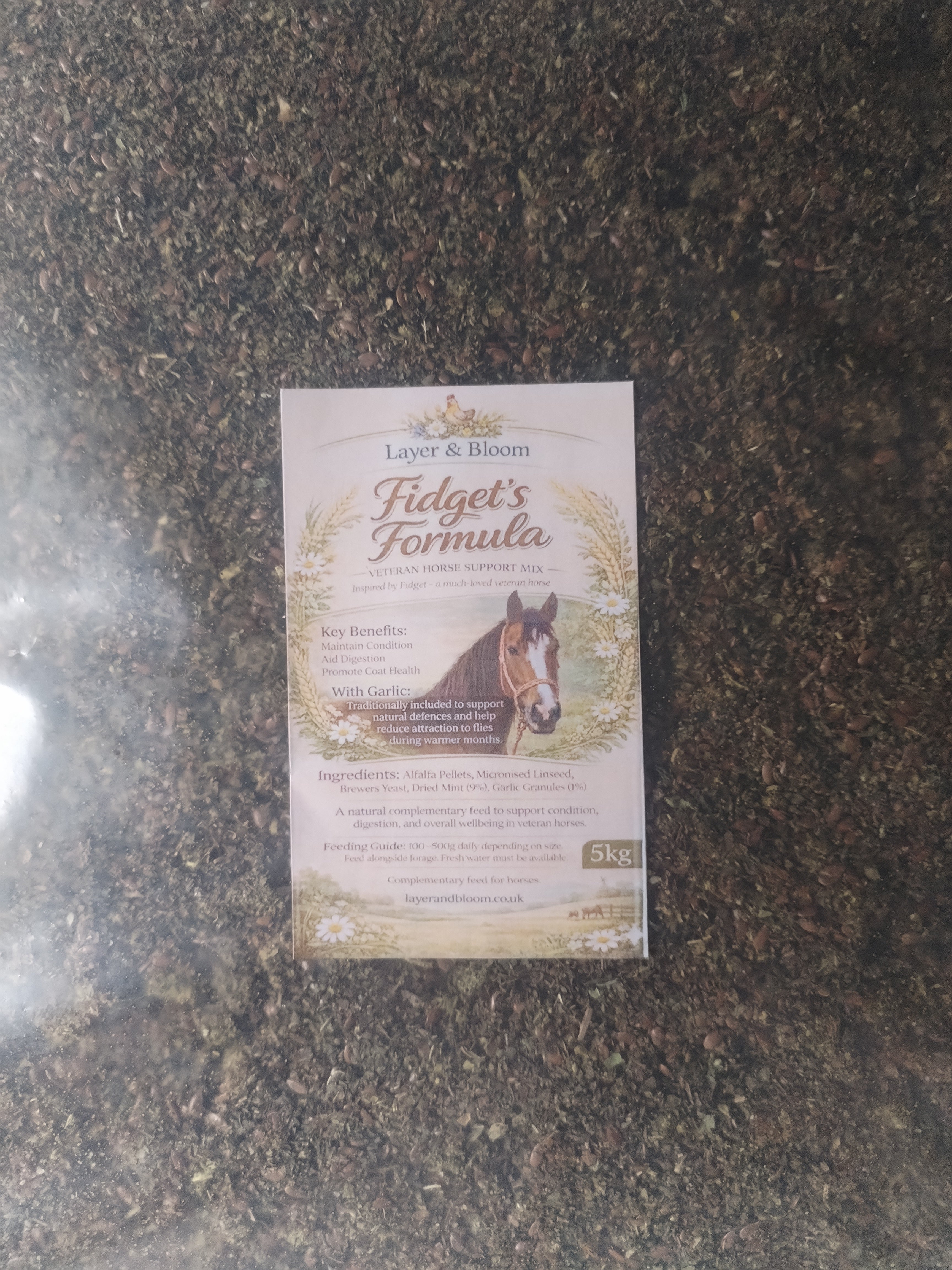 Fidget’s Formula: Veteran Horse Support Mix