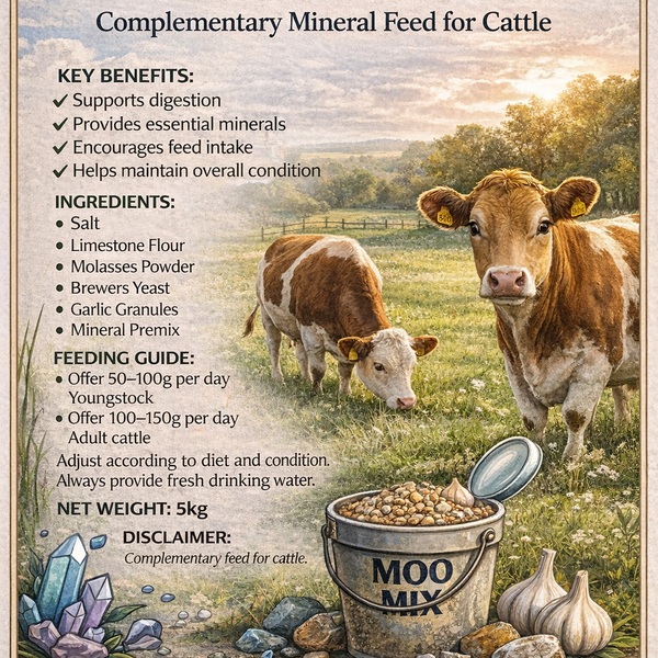 Moo Mix – Premium Mineral Support for Cattle