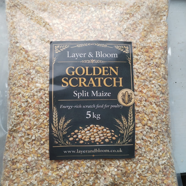 5kg Golden Scratch - Split Maize