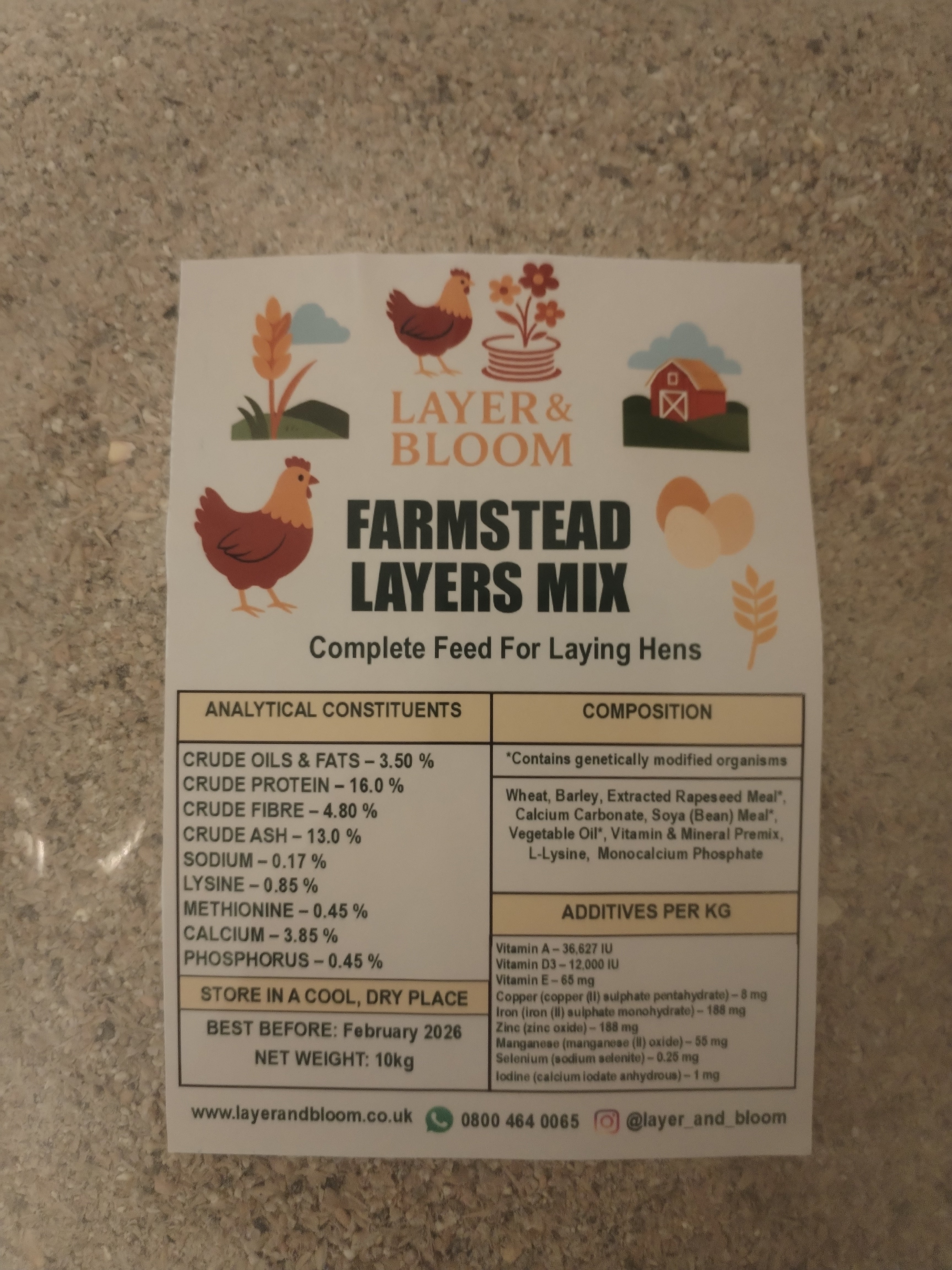 Farmstead Layers Mix