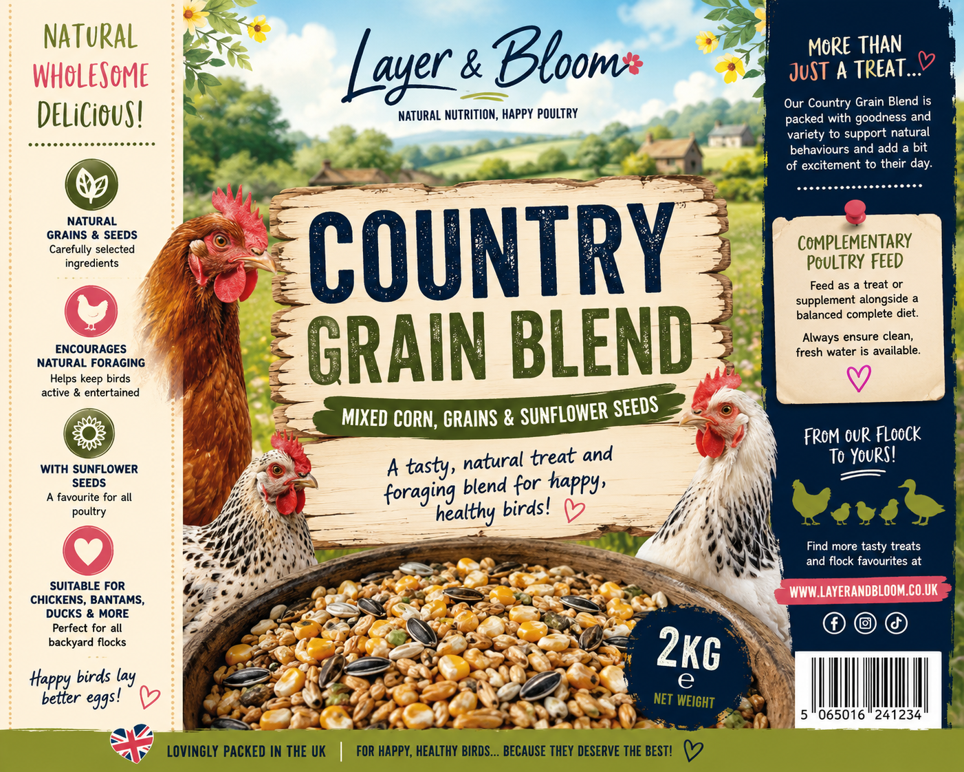 2kg Country Grain Blend