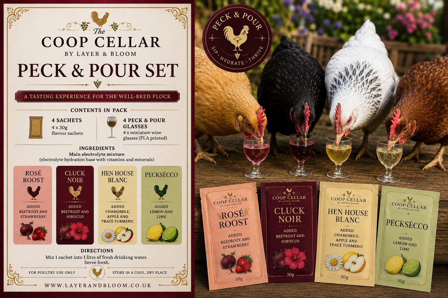 Peck & Pour Set