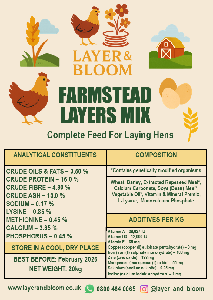 Farmstead Layers Mix 20kg