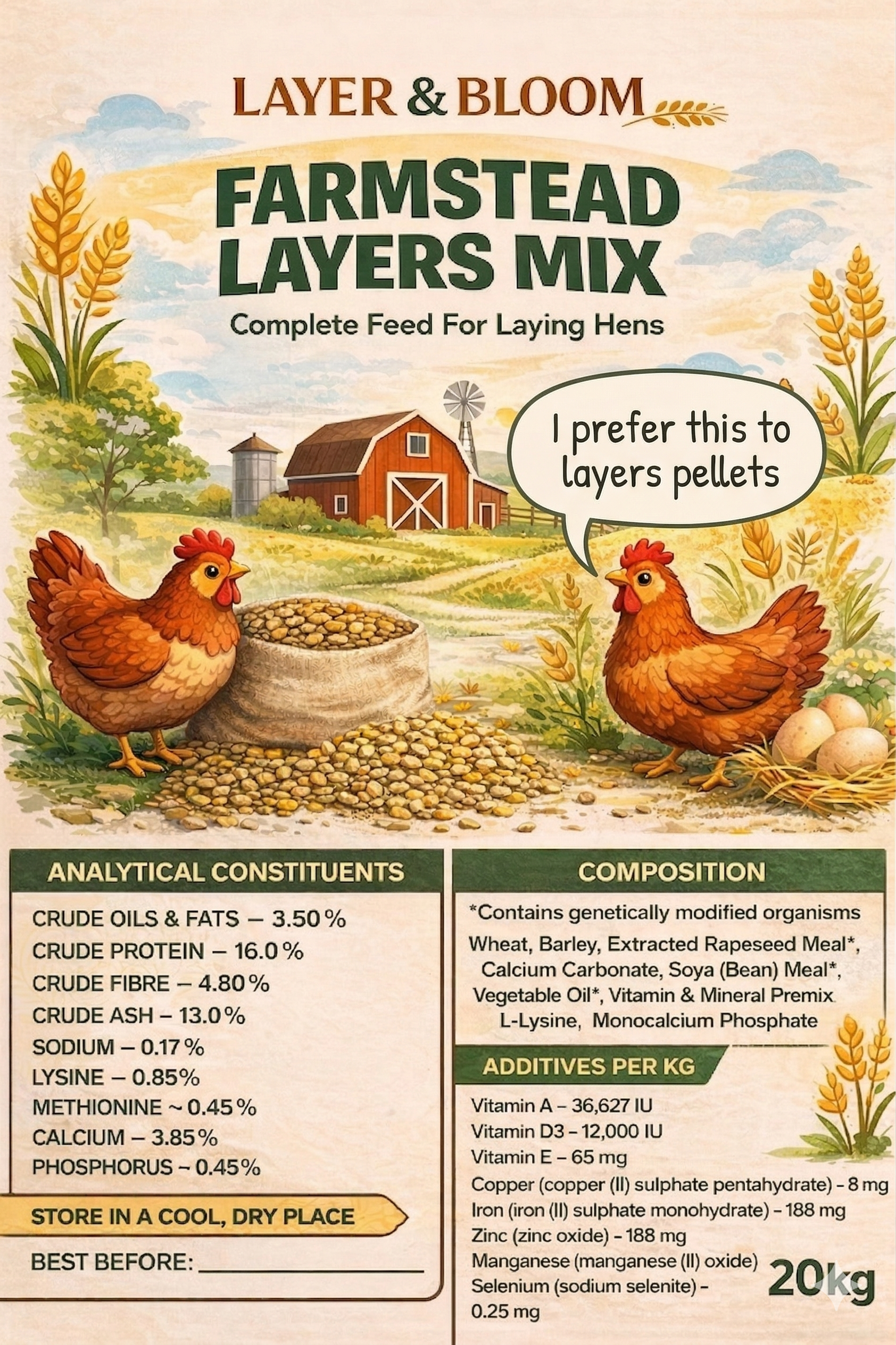 Farmstead Layers Mix