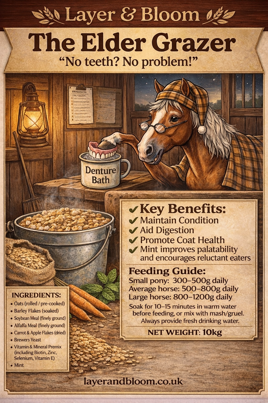 The Elder Grazer – Soft Feed for Senior Horses
