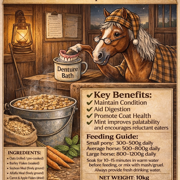 The Elder Grazer – Soft Feed for Senior Horses