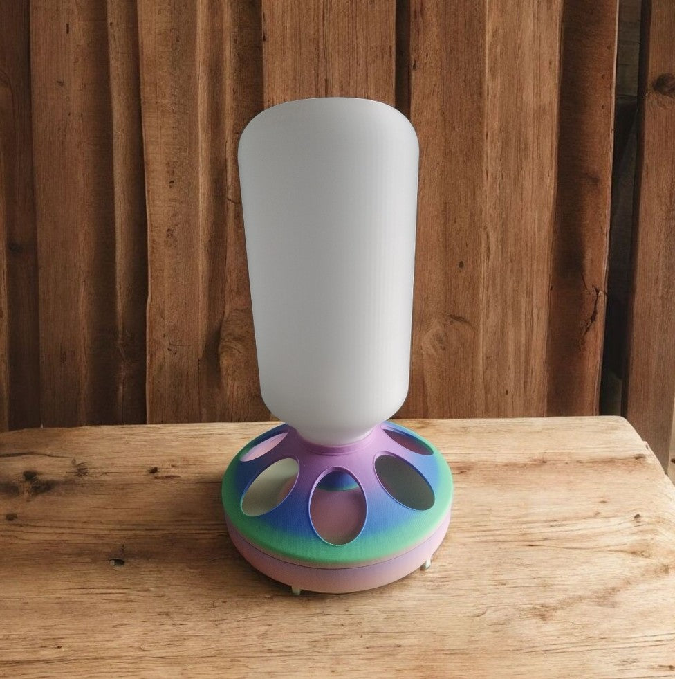 Rainbow Colour Chicken Feeder