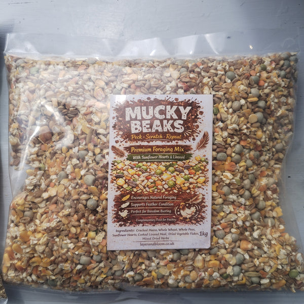 Mucky Beaks: Nutritious Treat & Supplement for Chickens and Backyard Hens