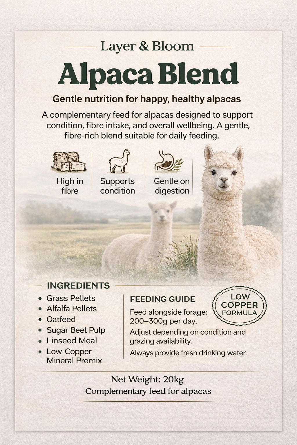 Alpaca Blend - Premium Feed