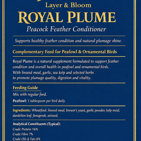 Royal Plume – Peacock Feather Conditioner (1kg)