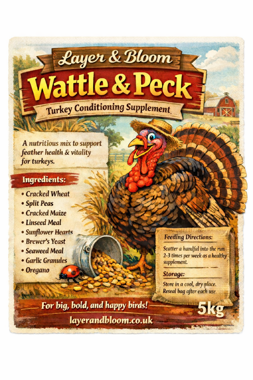 Wattle & Peck: Turkey Conditioning Supplement