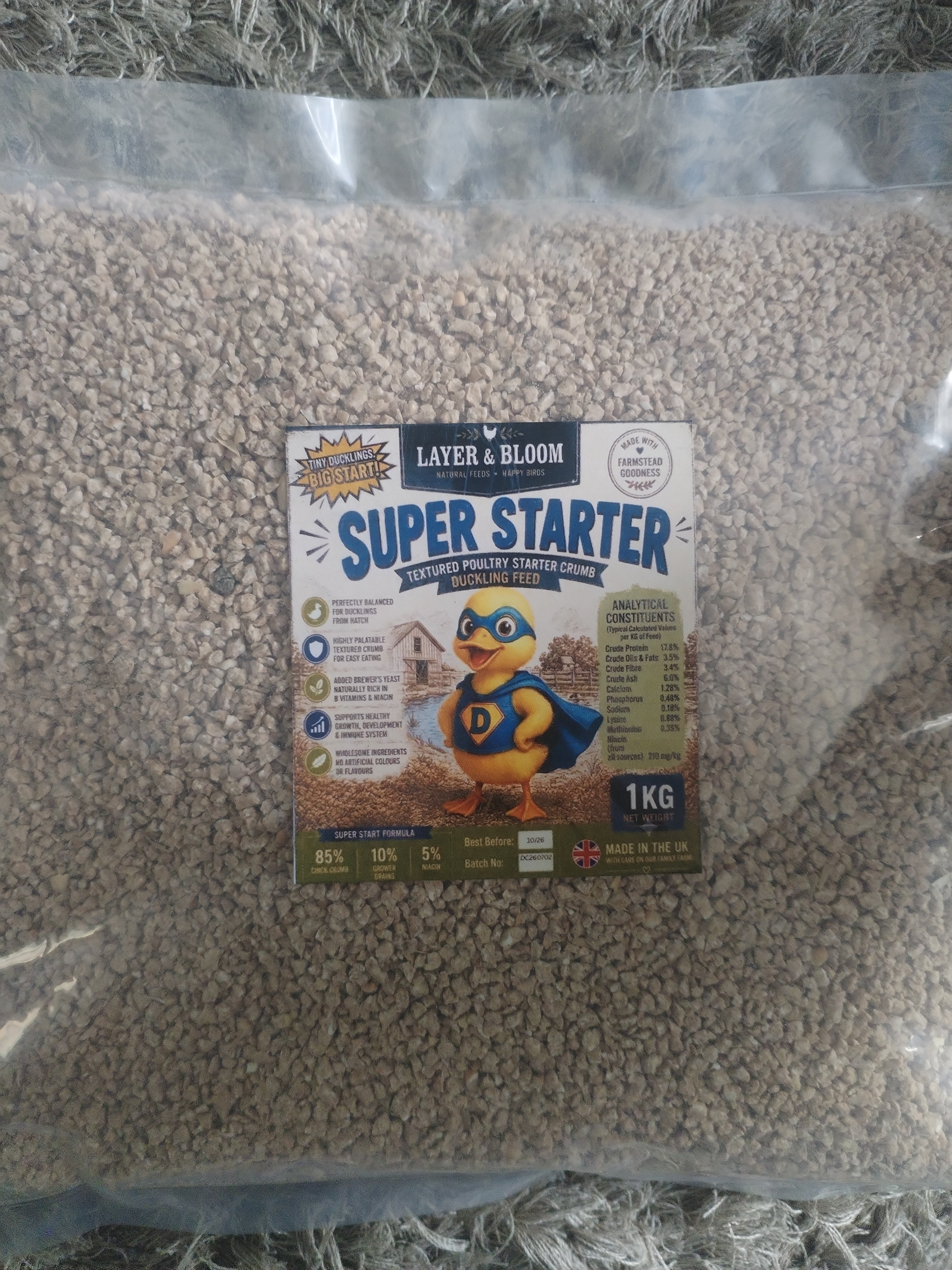 1kg Super Starter Duckling Crumb