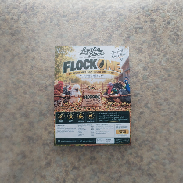 FLOCK ONE – 21% Premium Mixed-Flock Textured Complete Feed
