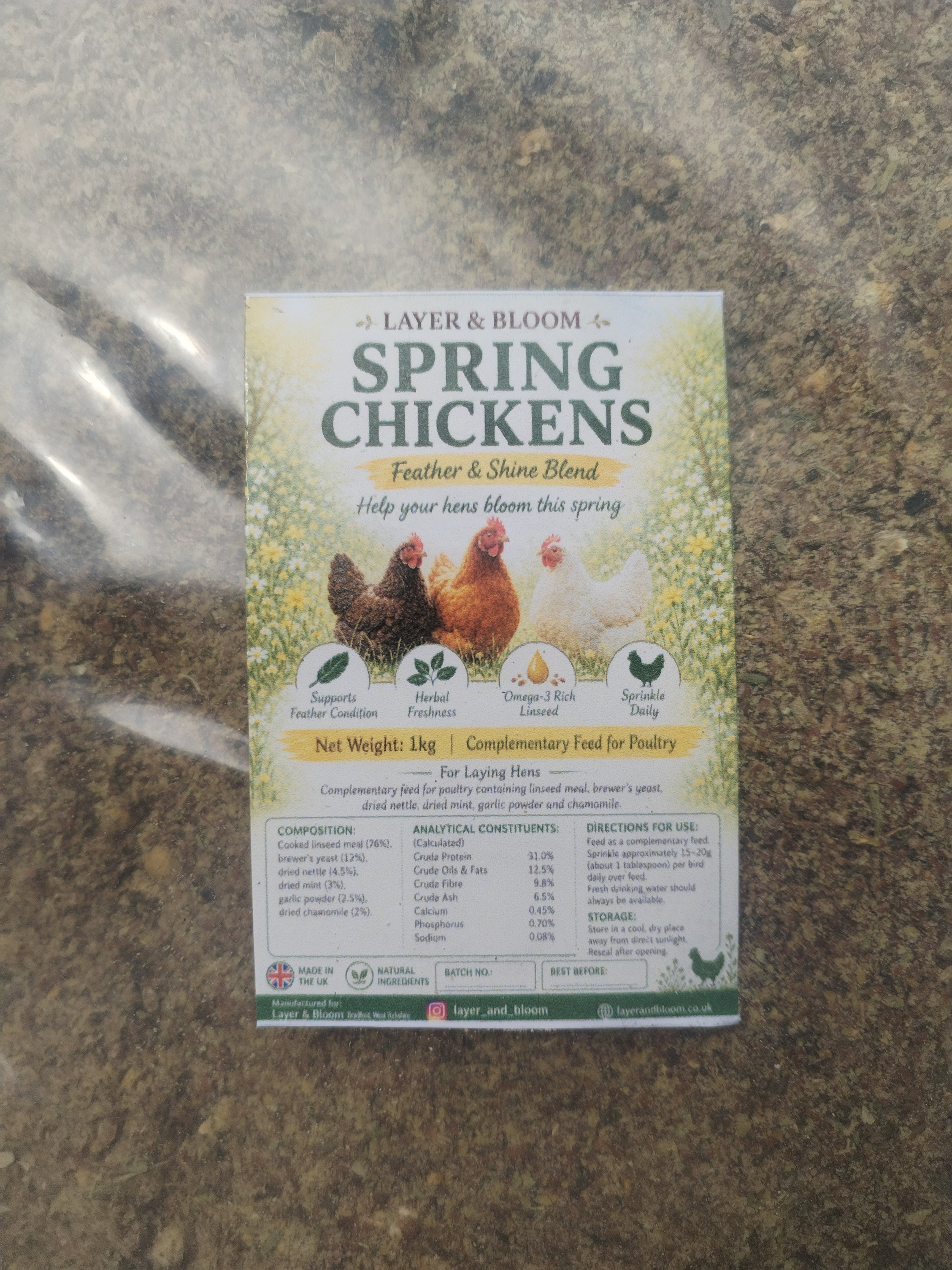 Chicken Vitamin & Egg Boost Supplement
