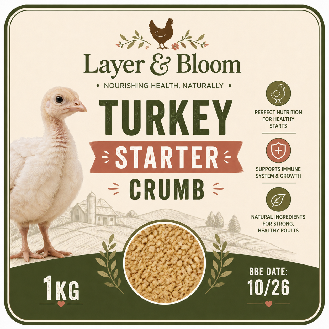 Turkey Starter Crumb – 1kg