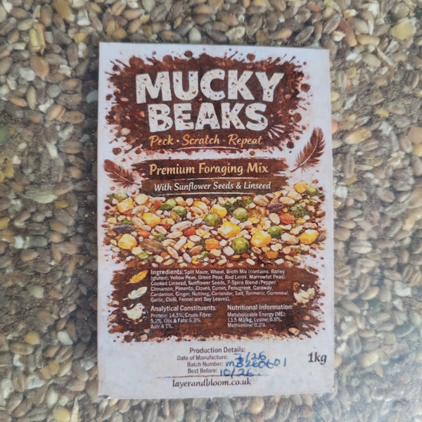 Mucky Beaks: Nutritious Treat & Supplement for Chickens and Backyard Hens