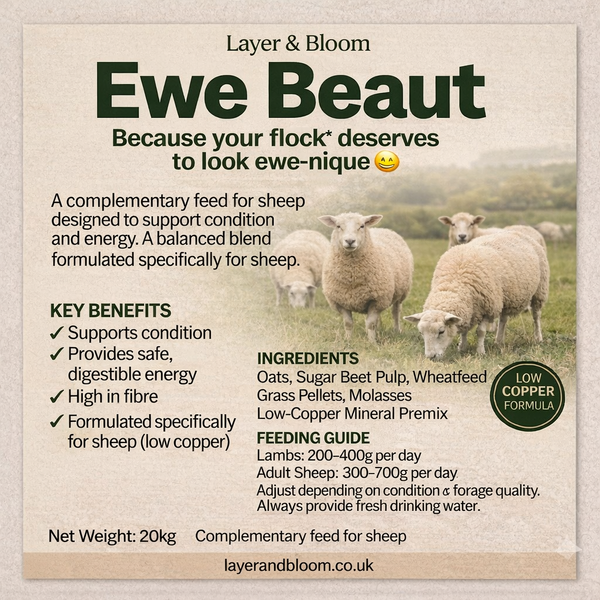 Ewe Beaut – Premium Sheep Feed (Low Copper Formula)