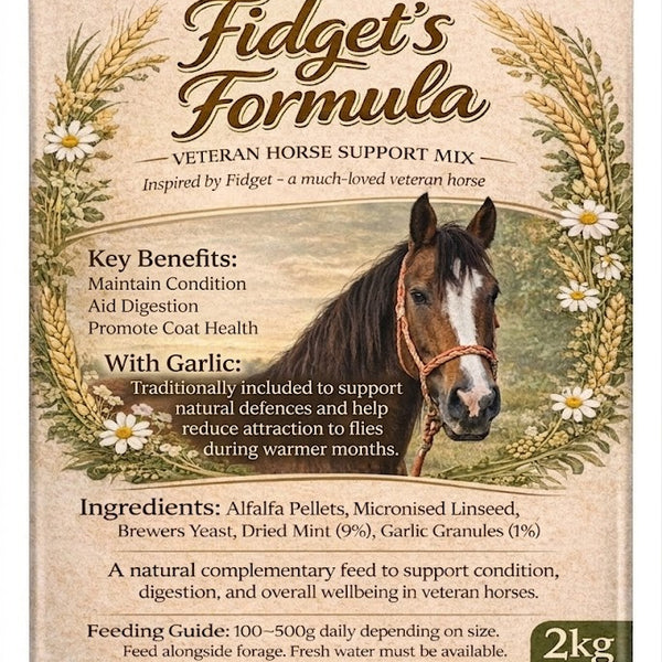 Fidget’s Formula: Veteran Horse Support Mix